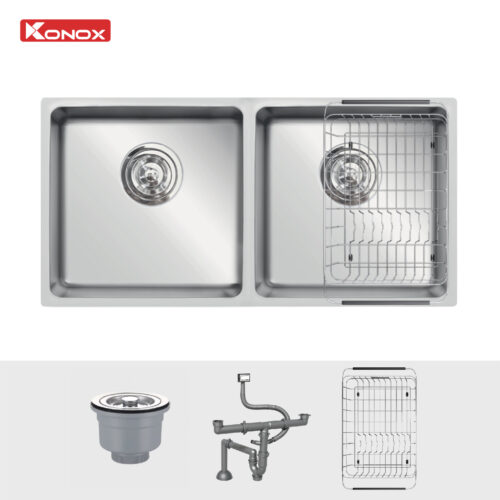 Chậu rửa chén Konox Vigo 860 2 hố
